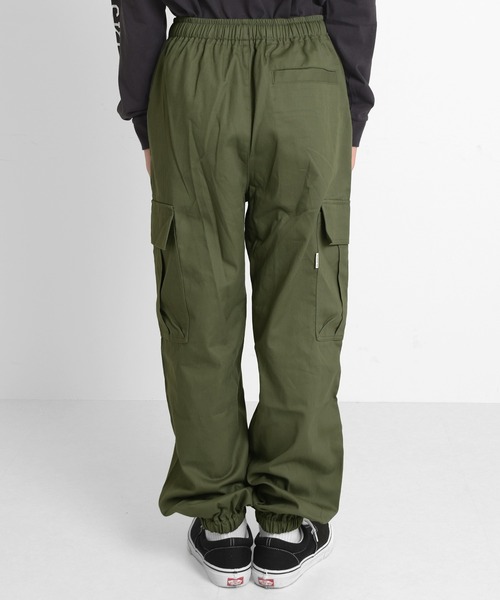 GLAZOS（グラソス）の「[ワイドテーパード]ツイル・カーゴパンツ（カーゴパンツ・キッズ・ブラック/カーキ/ベージュ・160cm/170cm/150cm/140cm）」の14枚目の写真