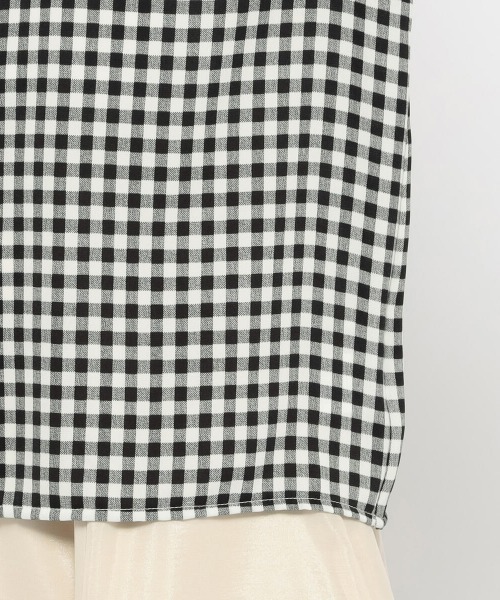 MISCH MASCH（ミッシュマッシュ）の「バルーンリボンブラウス（シャツ/ブラウス・レディース・ホワイト×ブラック/ホワイト/ベージュ/ラベンダー・MEDIUM）」の11枚目の写真