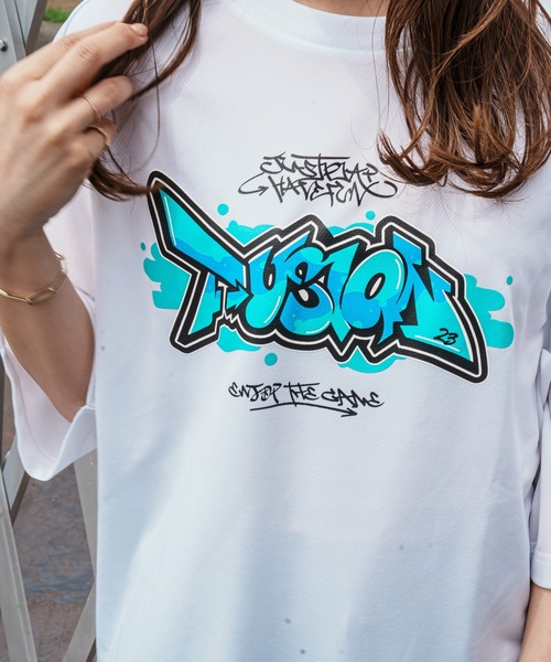 Leyline（レイライン）の「【Leyline】Fusion grafitti tee（Tシャツ/カットソー・メンズ・ネイビー/ホワイト・MEDIUM/X-LARGE/LARGE）」の6枚目の写真