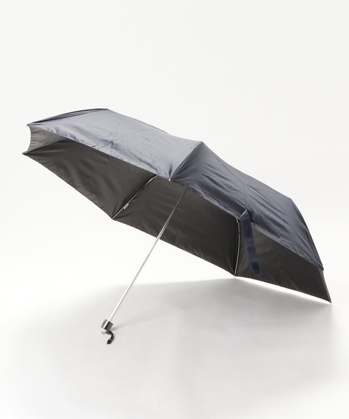 Waterfront（ウォーターフロント）の「晴雨兼用　サンシェイド無地 55（折りたたみ傘・レディース・ホワイト/ダークネイビー/ブラック/ライトピンク・FREE）」の8枚目の写真