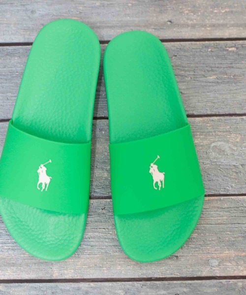 POLO RALPH LAUREN（ポロ ラルフ ローレン）の「ポロ ラルフ ローレン メンズ/POLO SLIDE PP/スライドサンダル（サンダル・メンズ・グレー/イエロー/グリーン/ホワイト・90/100/80）」の4枚目の写真