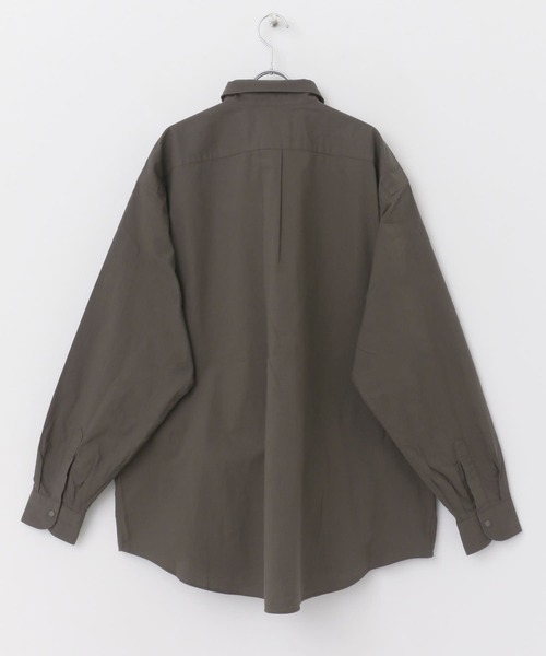 FORK&SPOON(フォークアンドスプーン)の「FORK&SPOON スナップボタンシャツ(シャツ/ブラウス・メンズ・ブルー系その他/チャコールグレー・4/5)」の9枚目の写真