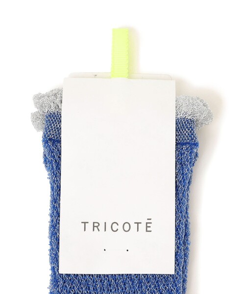 Tricote(トリコテ)の「TRICOTE:シアー バンピー ソックス(ソックス/靴下・レディース・ブルー/シルバー・ONE SIZE)」の3枚目の写真