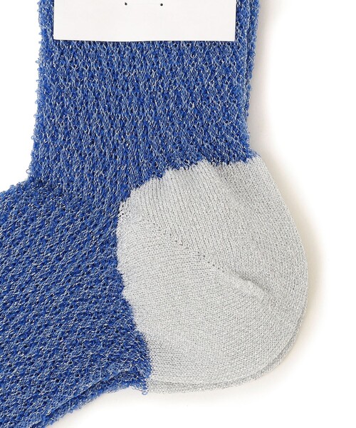 Tricote(トリコテ)の「TRICOTE:シアー バンピー ソックス(ソックス/靴下・レディース・ブルー/シルバー・ONE SIZE)」の5枚目の写真