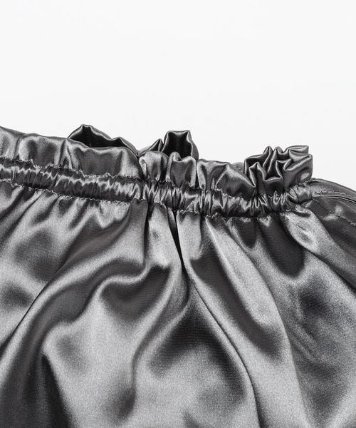 mysty woman（ミスティウーマン）の「チュール＊サテンキンチャクBAG 907138（ハンドバッグ・レディース・オフホワイト/ブラック/ブルー系その他・FREE）」の19枚目の写真