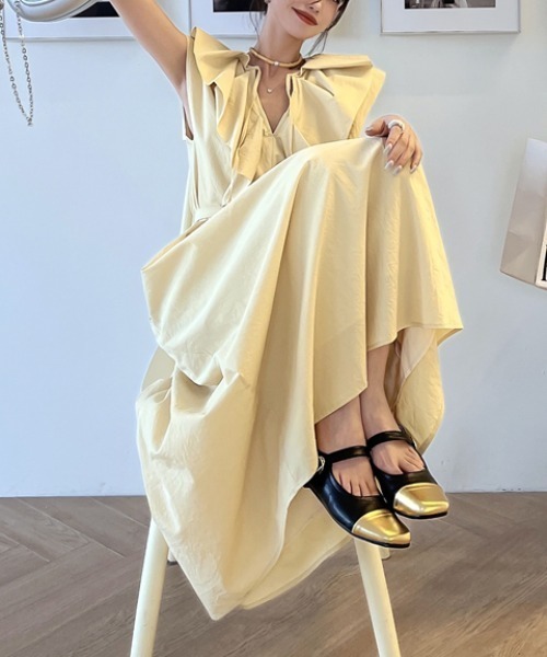 極美品♡ルネ♡肩フリル ワンピース 極美品♡ルネ♡肩フリル ワンピース