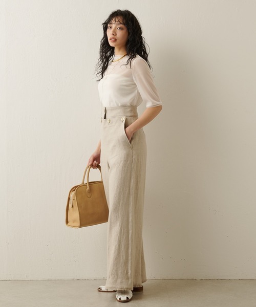 半袖シアープルオーバー