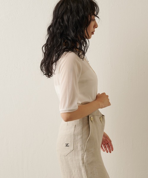 半袖シアープルオーバー