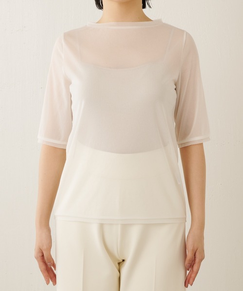 半袖シアープルオーバー