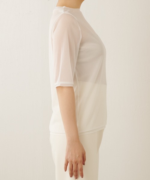 半袖シアープルオーバー