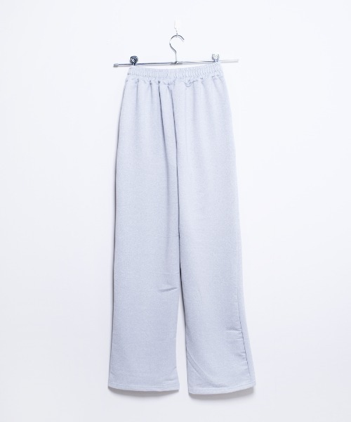 shopnikoniko(ショップニコニコ)の「ハイウエスト ワイドスウェットパンツ(スウェットパンツ・レディース・ブラック/グレー/ホワイト・フリー)」の13枚目の写真