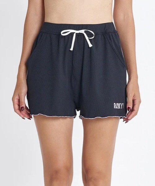 ROXY(ロキシー)の「LAGOON SHORTS/ロキシー速乾UVカットショートパンツ(水着・レディース・ベージュ/グリーン/ブラック・SMALL/MEDIUM/LARGE)」の2枚目の写真