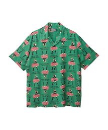 HYSTERIC GLAMOUR | VIXEN GIRL柄 オープンカラーシャツ(シャツ/ブラウス)