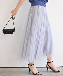 rps | ラメ×チュールフレアースカート(スカート)