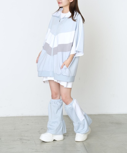 Whinny(ホワイニー)の「Whinny/超☆カリスマニートジャージ(ジャージ・レディース・ホワイト/グレー/サックスブルー・FREE)」の19枚目の写真