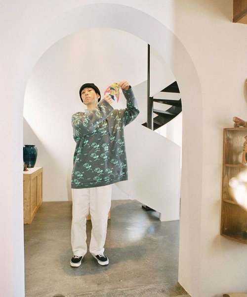 ZOZO（ゾゾ）の「Rose Thief Nit Hoodie（その他トップス・レディース・レッド/グリーン・S/L）」の7枚目の写真