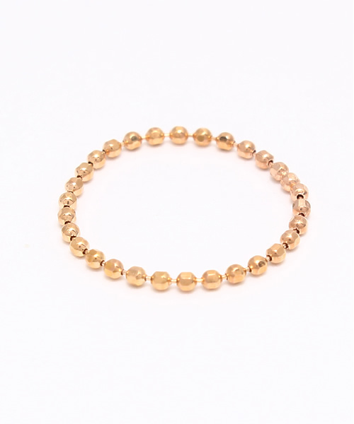 ESTNATION（エストネーション）の「Gabriela Artigas SOFT BALL CHAIN リング（リング・レディース・ライトピンク/ゴールド・3）」の2枚目の写真