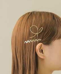 SMELLY | メタルニュアンスセットピン(ヘアピン)