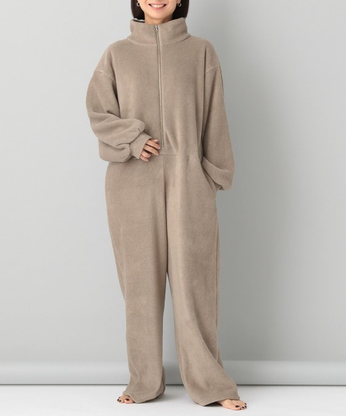 e/rm(イーアールエム)の「【e/rm】フォルモサフリースオールインワン(つなぎ/オールインワン・レディース・アイボリー/ベージュ系その他・FREE)」の3枚目の写真