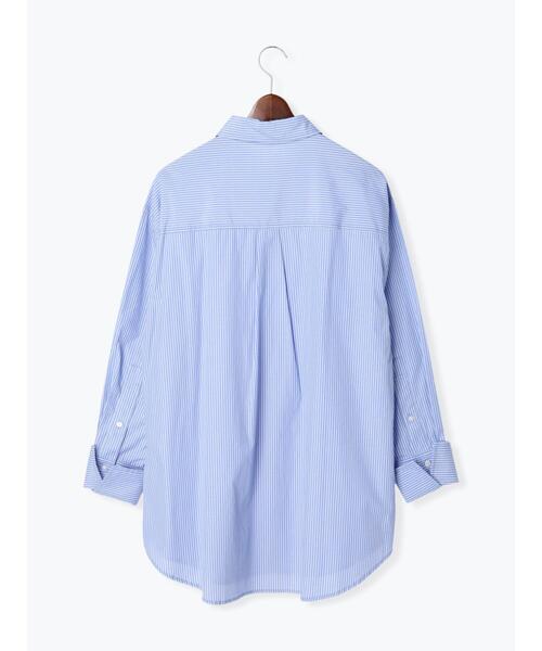 Te chichi（テチチ）の「ブロードチュニックシャツ（シャツ/ブラウス・レディース・ベージュ/オフホワイト/ブルー・F）」の17枚目の写真