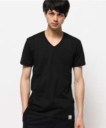 AZUL by moussy | 汗染み防止天竺Vネック半袖T(Tシャツ/カットソー)