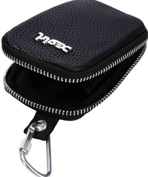 X-girl（エックスガール）の「FAUX LEATHER MULTI CARD CASE（カードケース・レディース・ブラック/シルバー・ONE SIZE）」の5枚目の写真