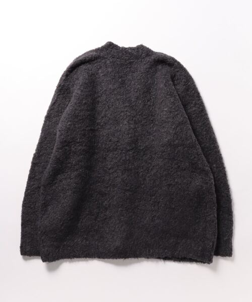 coca（coca）（コカ）の「メンズブークレシャギーカーディガン（カーディガン/ボレロ・メンズ・チャコール/ネイビー/イエロー/ライトグリーン・M/L）」の11枚目の写真