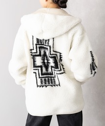 PENDLETON(yhg)́yPENDLETONzUnisex Boa Zip Hoodie 3475-3015/4475-7016(p[J[)