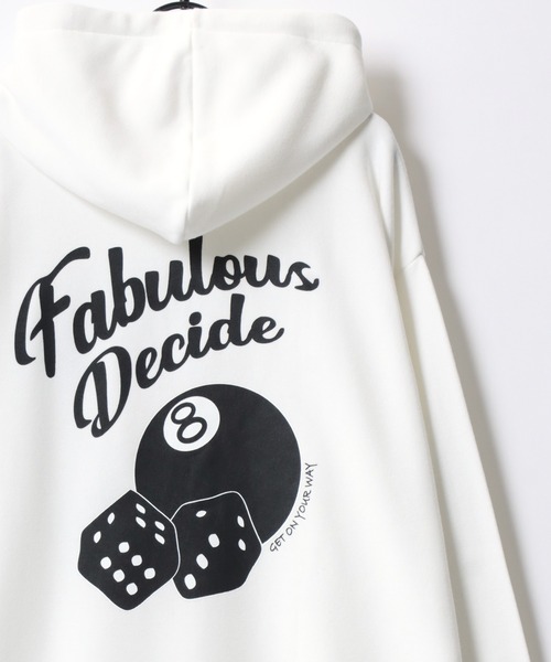 Lazar(ラザル)の「Lazar 別注 Ball & Dice Hoodie/オーバーサイズ 裏起毛 ワンポイント刺繍 バックプリント スウェット パーカー フーディー/長袖 トップス プルオーバー/レディース メンズ(パーカー・メンズ・グレー系その他2/ブラック/ブラック系その他3/ホワイト系その他2/グレー系その他/グレー系その他3/ホワイト系その他3/ホワイト系その他/ホワイト/アッシュグレー/ブラック系その他/ブラック系その他2/グレー系その他5/グレー系その他4/ホワイト系その他5/ホワイト系その他4/ブラック系その他5/ブラック系その他4・LL/M/L)」の6枚目の写真