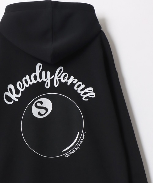 Lazar(ラザル)の「Lazar 別注 Ball & Dice Hoodie/オーバーサイズ 裏起毛 ワンポイント刺繍 バックプリント スウェット パーカー フーディー/長袖 トップス プルオーバー/レディース メンズ(パーカー・メンズ・グレー系その他2/ブラック/ブラック系その他3/ホワイト系その他2/グレー系その他/グレー系その他3/ホワイト系その他3/ホワイト系その他/ホワイト/アッシュグレー/ブラック系その他/ブラック系その他2/グレー系その他5/グレー系その他4/ホワイト系その他5/ホワイト系その他4/ブラック系その他5/ブラック系その他4・LL/M/L)」の11枚目の写真