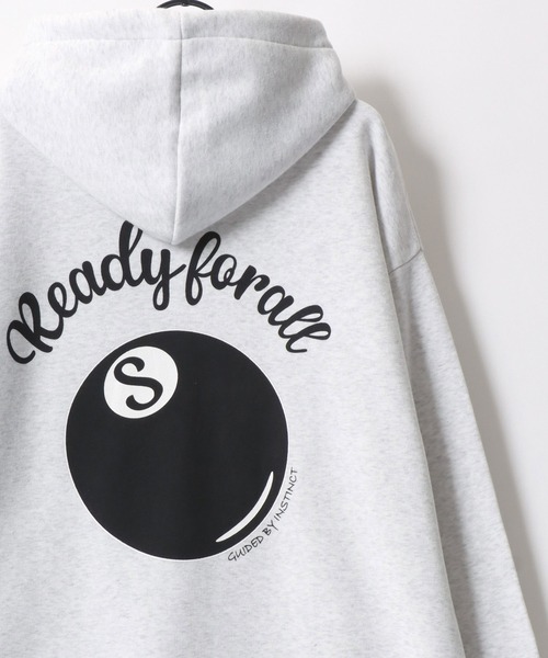 Lazar(ラザル)の「Lazar 別注 Ball & Dice Hoodie/オーバーサイズ 裏起毛 ワンポイント刺繍 バックプリント スウェット パーカー フーディー/長袖 トップス プルオーバー/レディース メンズ(パーカー・メンズ・グレー系その他2/ブラック/ブラック系その他3/ホワイト系その他2/グレー系その他/グレー系その他3/ホワイト系その他3/ホワイト系その他/ホワイト/アッシュグレー/ブラック系その他/ブラック系その他2/グレー系その他5/グレー系その他4/ホワイト系その他5/ホワイト系その他4/ブラック系その他5/ブラック系その他4・LL/M/L)」の16枚目の写真