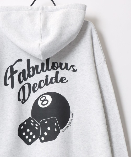 Lazar(ラザル)の「Lazar 別注 Ball & Dice Hoodie/オーバーサイズ 裏起毛 ワンポイント刺繍 バックプリント スウェット パーカー フーディー/長袖 トップス プルオーバー/レディース メンズ(パーカー・メンズ・グレー系その他2/ブラック/ブラック系その他3/ホワイト系その他2/グレー系その他/グレー系その他3/ホワイト系その他3/ホワイト系その他/ホワイト/アッシュグレー/ブラック系その他/ブラック系その他2/グレー系その他5/グレー系その他4/ホワイト系その他5/ホワイト系その他4/ブラック系その他5/ブラック系その他4・LL/M/L)」の17枚目の写真