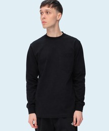 S＆SONS（エスアンドサンズ）の「オールマイTシャツ 綿100％ ベビーウェイト ポケット付き 長袖 Tシャツ（Tシャツ/カットソー）」