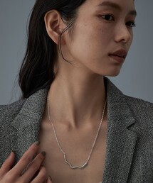 jouete ゴールド カーブ ネックレス Jouete（ジュエッテ）の「○K10YG ペタルチェーン ネックレス
