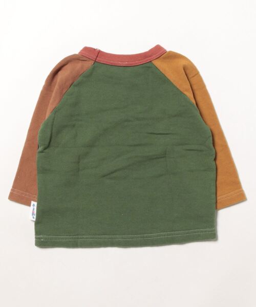 JIPPON（ジポン）の「クレイジーラグラントレーナー/日本製（90～140cm）（スウェット・キッズ・チャコール/オフホワイト/ライトピンク・90/95/100/110/120/130/140）」の12枚目の写真