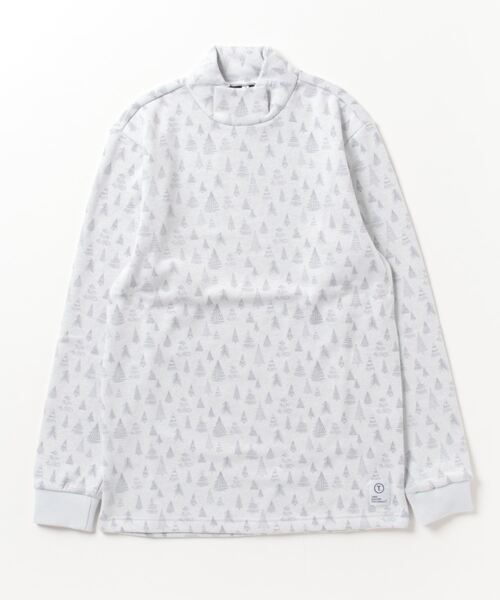 ティゴラ TIGORA 蓄熱保温ツリー柄モックシャツ（シャツ/ブラウス）｜TIGORA（ティゴラ）