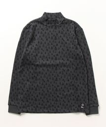 ティゴラ TIGORA 蓄熱保温ツリー柄モックシャツ