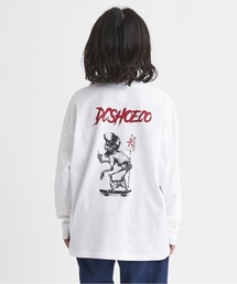 DC SHOES | 23 KD SKULL LS/DCキッズ袖プリント長袖ロンT(Tシャツ/カットソー)
