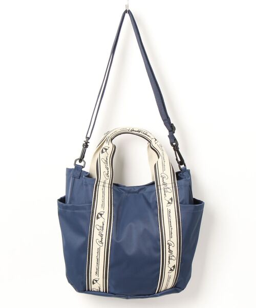 Arnold Palmer（アーノルドパーマー）の「ロゴテープ 2WAY バッグ（トートバッグ・レディース・ネイビー/ブラック・F）」の12枚目の写真