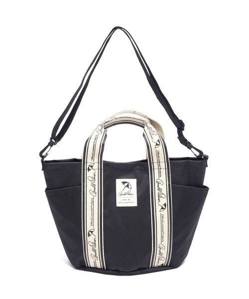 Arnold Palmer（アーノルドパーマー）の「ロゴテープ 2WAY バッグ（トートバッグ・レディース・ネイビー/ブラック・F）」の2枚目の写真