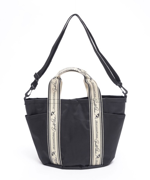Arnold Palmer（アーノルドパーマー）の「ロゴテープ 2WAY バッグ（トートバッグ・レディース・ネイビー/ブラック・F）」の3枚目の写真