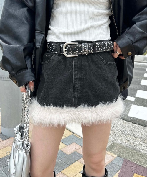 【DOLCE&GABBANA】フェイクファー ミニスカート フェイクファーミニスカート｜ミニスカート｜スカート｜MIIA