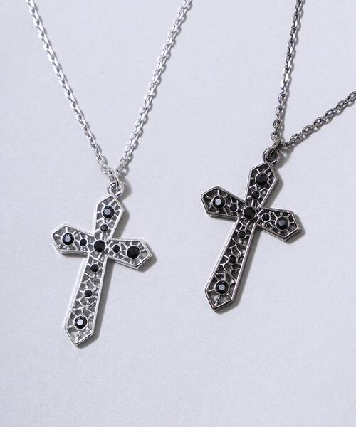Figments（フィグメンツ）の「クロスチャームネックレス（ネックレス・レディース・シルバー/ブラック・FREE）」の20枚目の写真