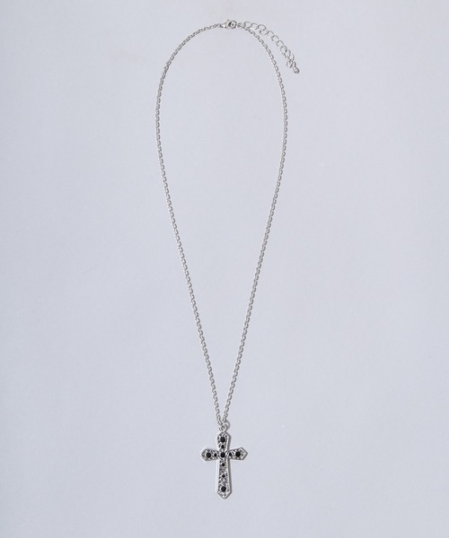 Figments（フィグメンツ）の「クロスチャームネックレス（ネックレス・レディース・シルバー/ブラック・FREE）」の13枚目の写真