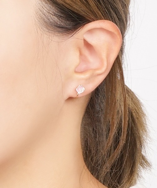 itam（アイタム）の「【itam】アイタム/ ノンホールピアス/ 金属アレルギー対応イヤリング（イヤリング・レディース・ブラック/ブルー/ピンク/ホワイト/ベージュ・FREE）」の14枚目の写真