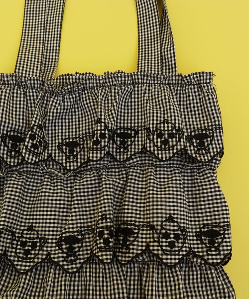 didizizi（ディディジジ）の「ティータイムレースフリルバッグ（トートバッグ・レディース・その他/ブラック/ホワイト・FREE）」の16枚目の写真