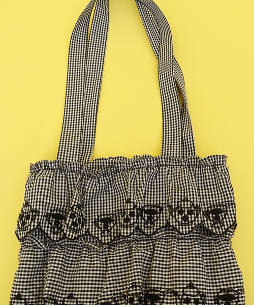 didizizi（ディディジジ）の「ティータイムレースフリルバッグ（トートバッグ・レディース・その他/ブラック/ホワイト・FREE）」の18枚目の写真