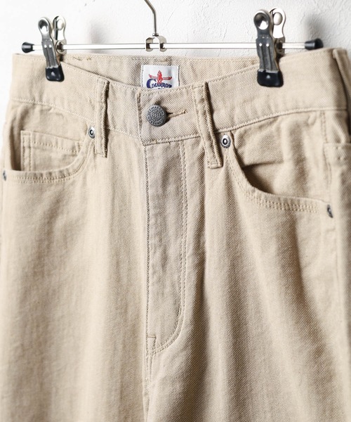 CIMARRON（シマロン）の「【Kt】【CIMARRON JEANS】COLOR DENIM FLARE（デニムパンツ・レディース・オレンジ/ベージュ・26/25）」の8枚目の写真