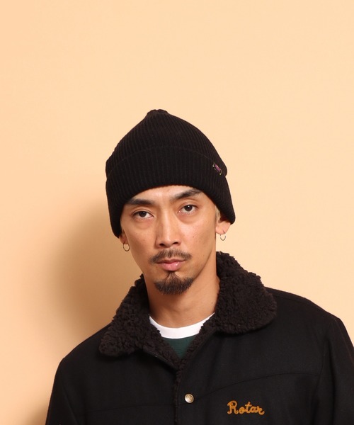 ROTAR（ローター）の「Acrylic Watch CAP（ニットキャップ/ビーニー・メンズ・マスタード/インディゴブルー/パープル/バーガンディー/グリーン/ブラック・FREE）」の2枚目の写真