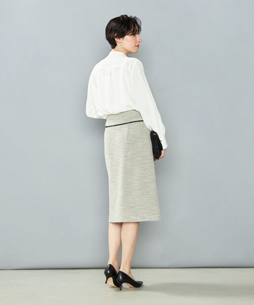 新品　NOLLEY'S ウォッシャブルボウタイ風取り外しブラウス オフィス NOLLEY'S（ノーリーズ）の「ウォッシャブルボウタイ風取り外し